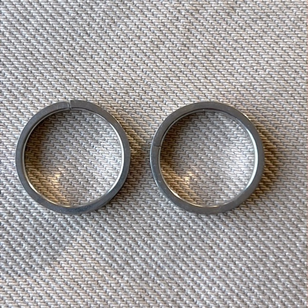 Double-band Inlaid Rings - Picture 6 of 8
